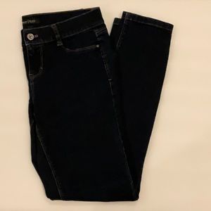 White House Black Market "Skinny Leg" Black Jeans, Medium